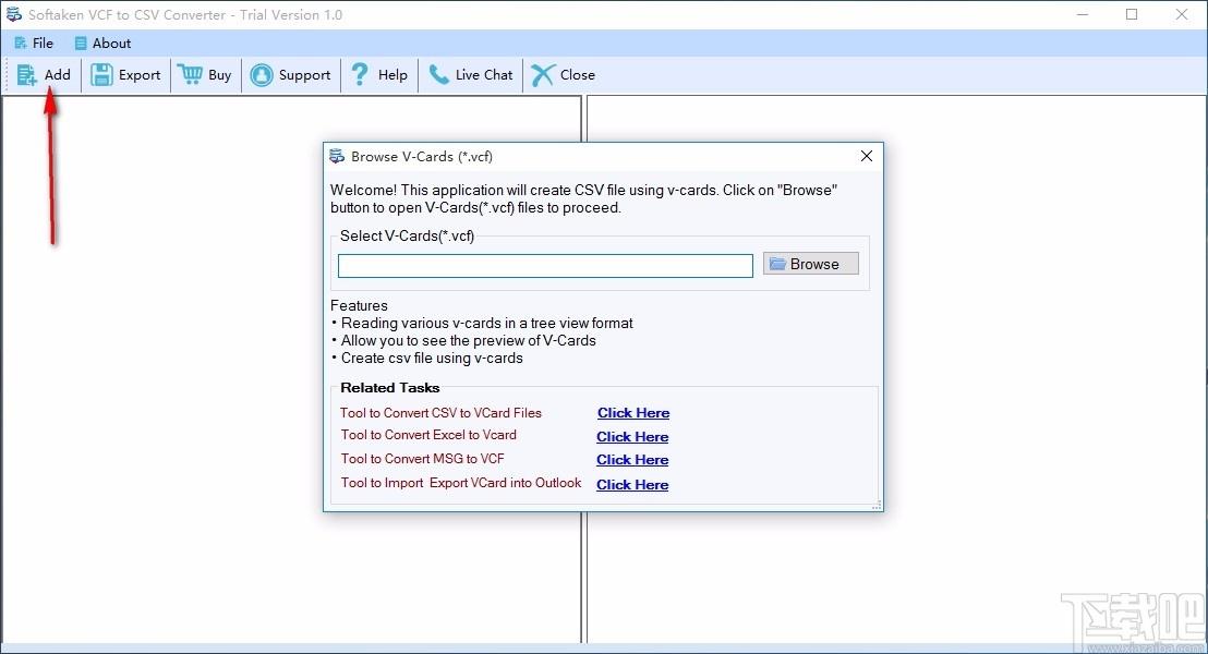 Softaken VCF to CSV Converter下载,VCF转CSV转换器