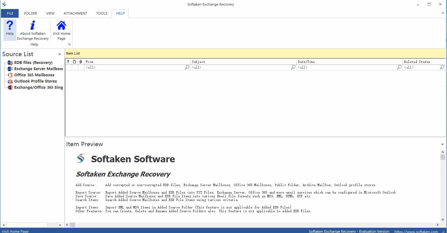 Softaken Exchange Recovery下载,Exchange邮件迁移工具