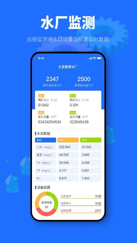 文县智慧水厂app下载,文县智慧水厂,水厂app,办公app,监测app